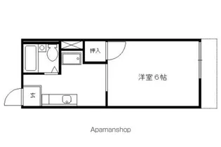 アンクレール【107号室】の間取り