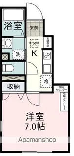 SコートⅣ【107号室】の間取り