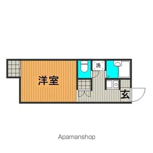 レオパレス三橋【201号室】の間取り