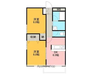 ヴィラメゾンイトウ【1階】の間取り