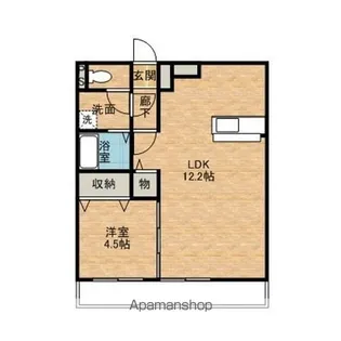 レスポワール【B-302号室】の間取り