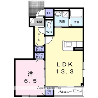 メゾンKT15号館【1階】の間取り