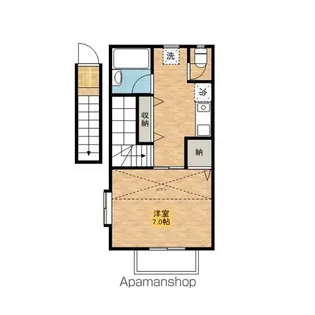 シャングリラ【210号室】の間取り