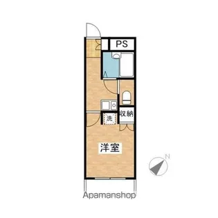 スカイピア【208号室】の間取り
