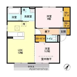 ヴィーガ【1階】の間取り