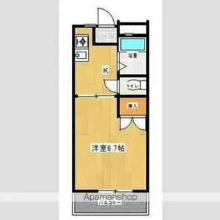 プラザコレージュ【1階】の間取り