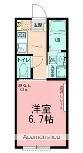 クレスタ鴨居【1階】の間取り