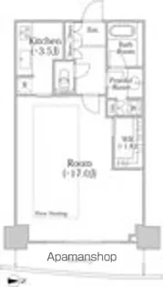 河田町ガーデン クラブフロア【31階】の間取り