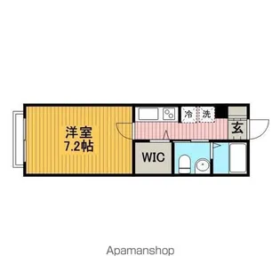 ベレオ東林間【1階】の間取り