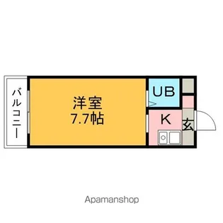 アオヤマハウス【1-B号室】の間取り