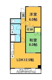ラフィーネ丸武【1階】の間取り