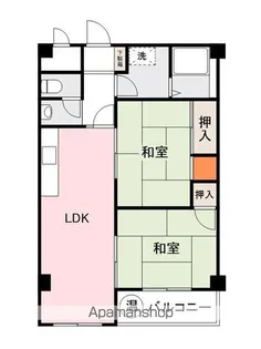 桜町ハイツ【3階】の間取り