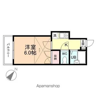 フジパレス石金【202号室】の間取り