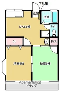 シティハイムMINDⅠ【2階】の間取り