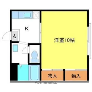 ラ・フォーレK【1階】の間取り