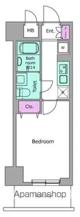 レジディア西船橋【4階】の間取り
