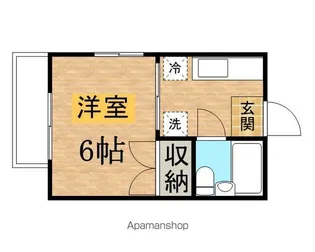 ハイムさつき【1階】の間取り
