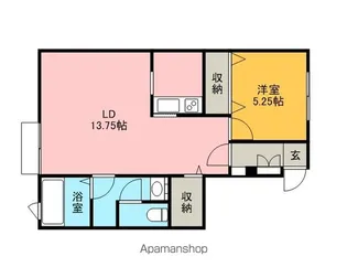 SWEET BOA B【2階】の間取り