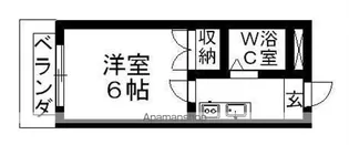 パレスプレサス8TH【3階】の間取り