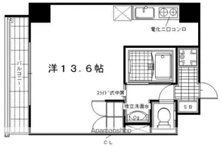 アネックス西院【901号室】の間取り