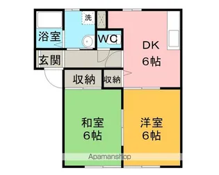 エスポアールB【B102号室】の間取り