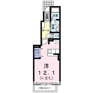 カーサ エレガンテⅠ【1階】の間取り