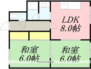 グリンヴァレー【103号室】の間取り