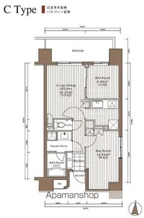 ザ・パーククロス錦糸町レジデンス【2階】の間取り