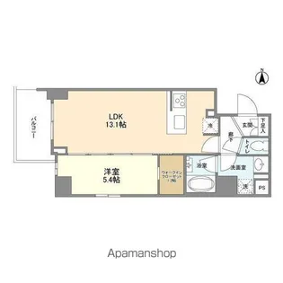 コンフォリア桜上水【2階】の間取り