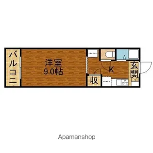 ビューフォート北寺島【4階】の間取り