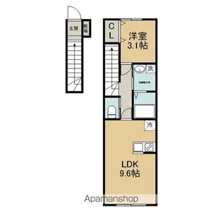 クラス東照宮【2階】の間取り