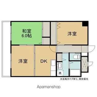 テリトワールSATO壱号館【5階】の間取り