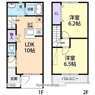 WILL COURT(ウィル コート)【105号室】の間取り