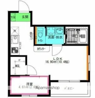 プラヴィーダ【3階】の間取り