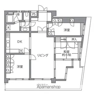 アミューズハウス【3階】の間取り