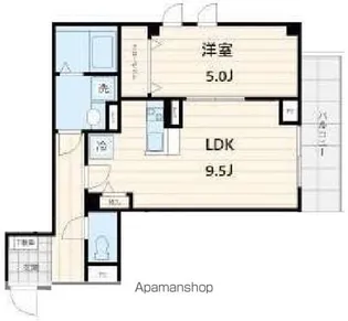 東京都中野区松が丘2丁目【マンション】の間取り