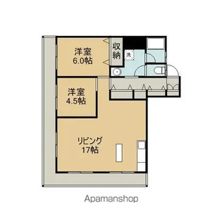 石川マンション【1階】の間取り