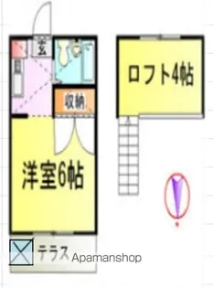 S A C西八王子【1階】の間取り