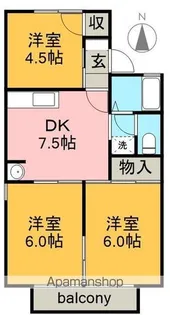 ペア栄【2階】の間取り