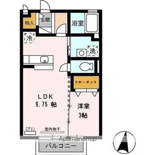 シャルマンフレーレ【2階】の間取り