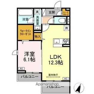 ESPELIA・K【2階】の間取り