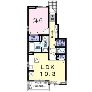 カリーノG【1階】の間取り