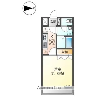 グレイスヴィラ花水木【1階】の間取り