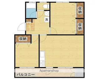 AVANCER Ⅰ【104号室】の間取り