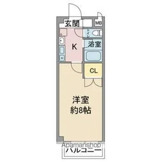 レージュ松原【3階】の間取り