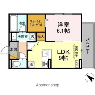 WISTERIA【3階】の間取り