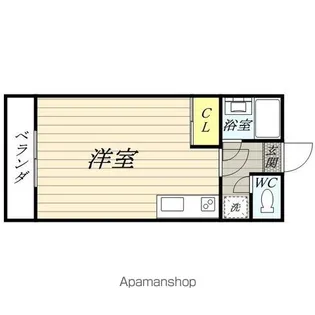 アルカディア笹野【2階】の間取り