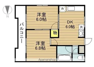 レジデンス悠【201号室】の間取り