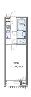 クレイノアペルト泉佐野Ⅰ【102号室】の間取り
