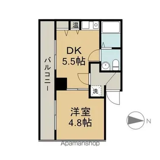 アーバンフラッツ新栄【10階】の間取り